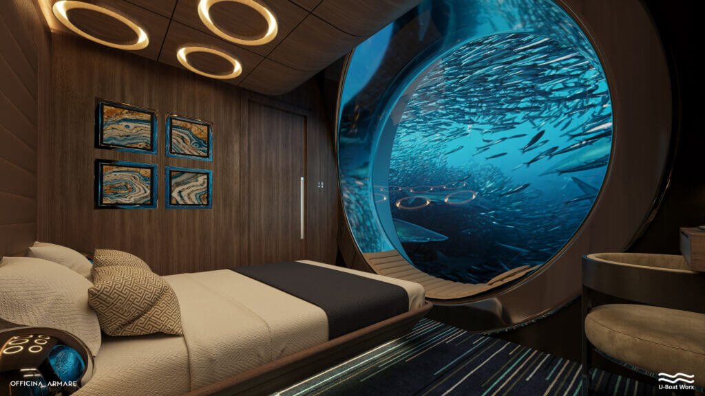underwater bedroom yacht